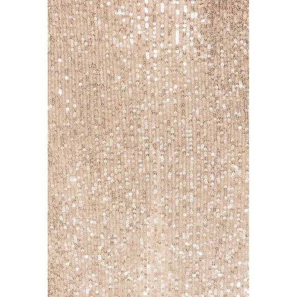 NERVI Megan Gown Apricot Sequin Open Back - Picture 4 of 4